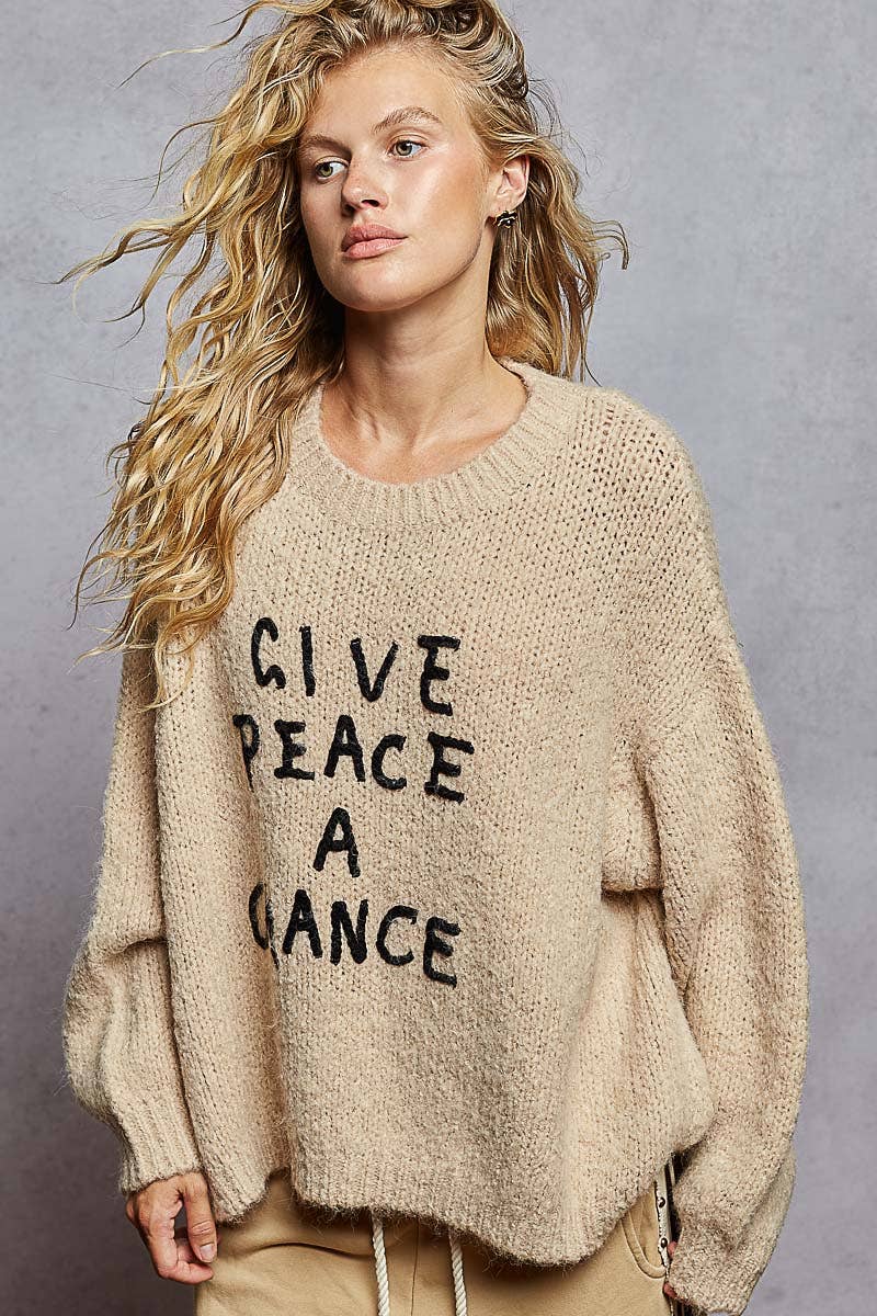 Give Peace a Chance Sweater