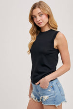 High Neck Knit Tank