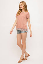 Chiffon Detail Top