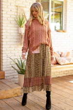 Animal Print Skirt