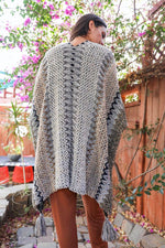 Western Thick Knit Ruana