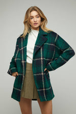 Plus Sized Wool Blend Open Front Cardi/Jacket