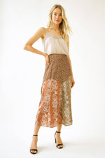Mixed Print Fun Fall Skirt