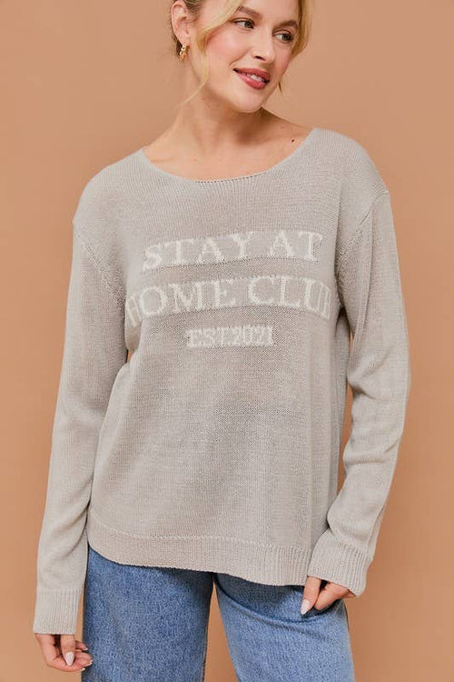 Stay at Home Club Lightweight Sweater