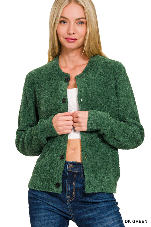 Five Button Soft Sweater Cardigan in 8 Great Colors