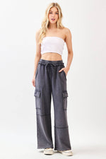 Mineral Wash Utility Cargo Pants