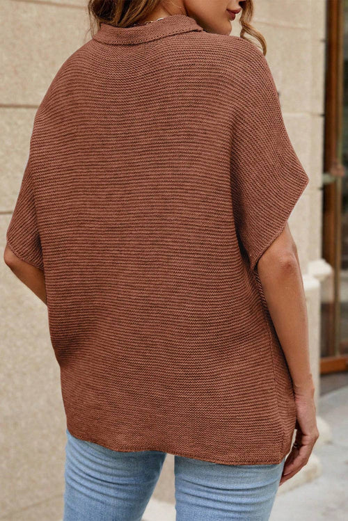 Coffee Loose Knit Sweater