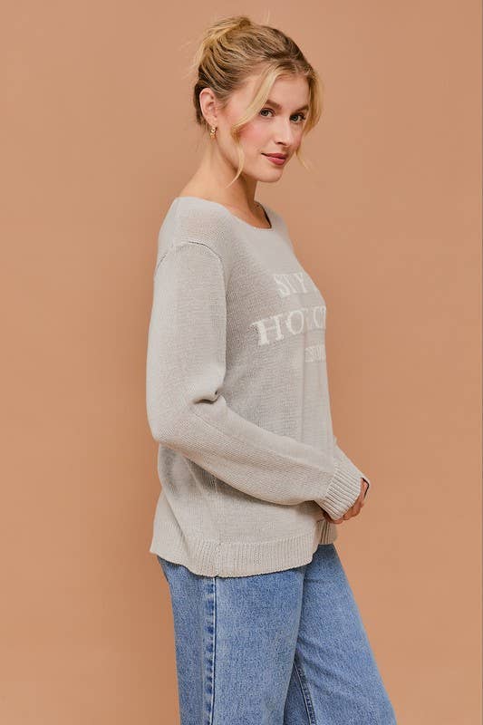 Stay at Home Club Lightweight Sweater