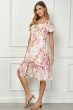 Blooming Grace Midi Dress
