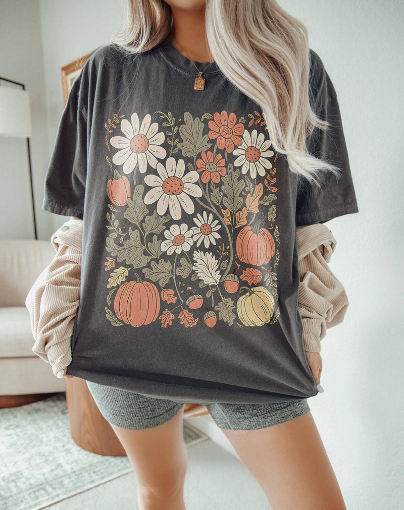 Fun, Floral Fall Tee