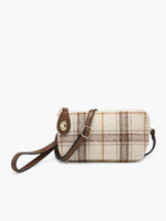 Plaid Crossbody/Wristlet