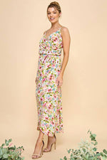 Coral Floral Sundress