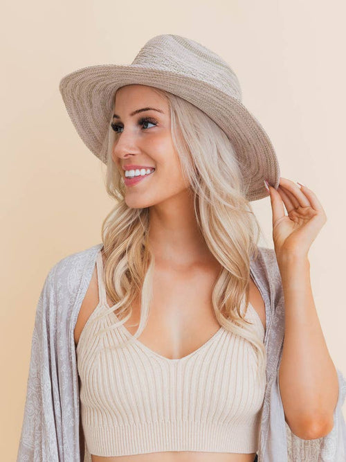 Classic Wide Brim Straw Western Style Hat