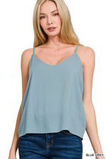 Loose fit Lined Linen-Like Cami