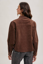 Corduroy Cropped Light Jacket