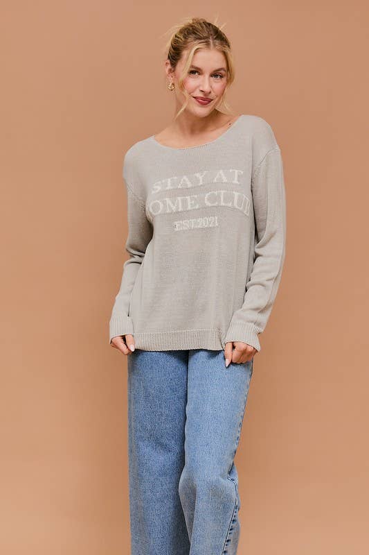 Stay at Home Club Lightweight Sweater