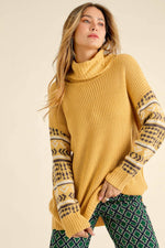 Amber Chunky Knit Turtleneck Sweater