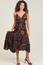 Strappy Fall Floral Dress