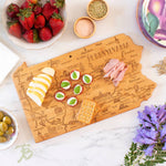 Destination Pennsylvania Cutting Board with Engraved Artwork