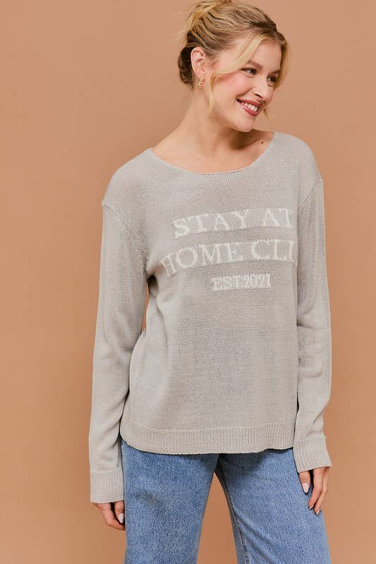 Stay at Home Club Lightweight Sweater