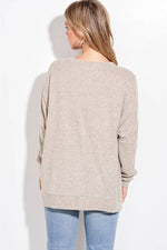 Plaid Deer Printed Top