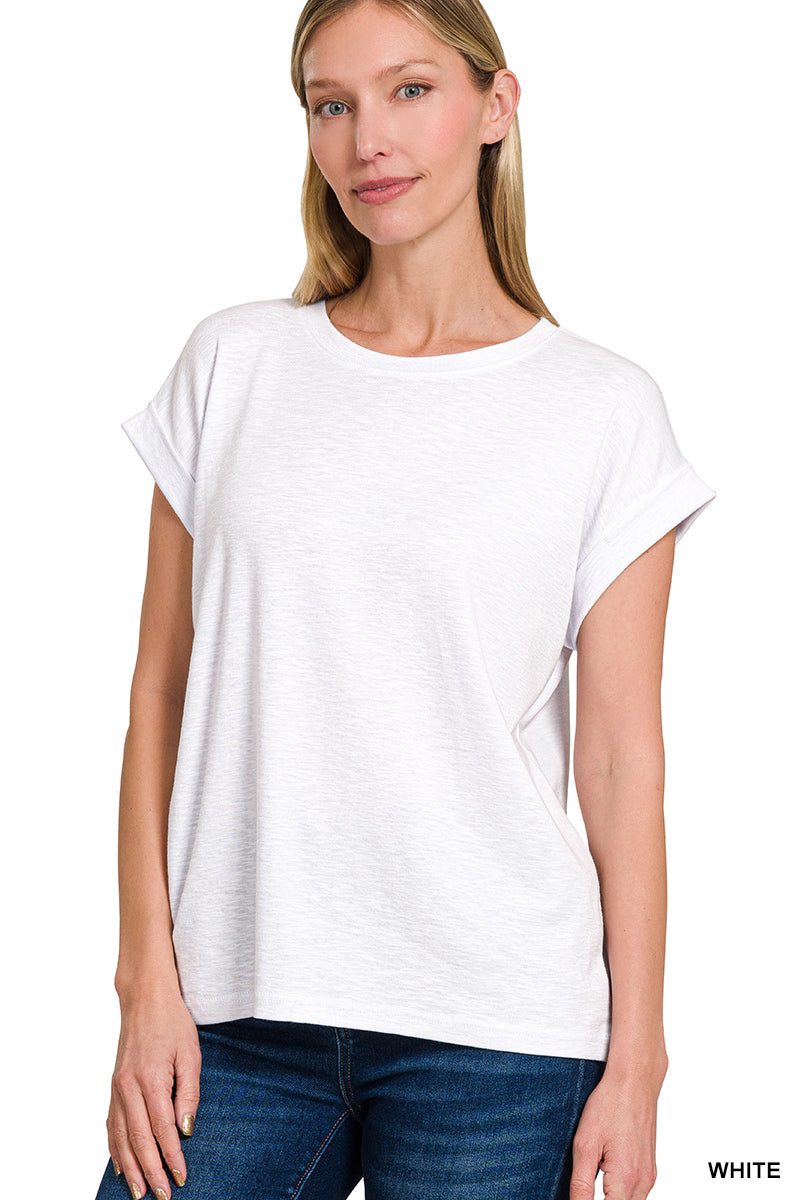 Cap-sleeved Top