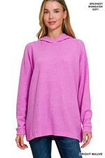 Brushed Sweater Hoodie