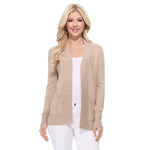 Open Front Knit Cardigan in 4 Colors