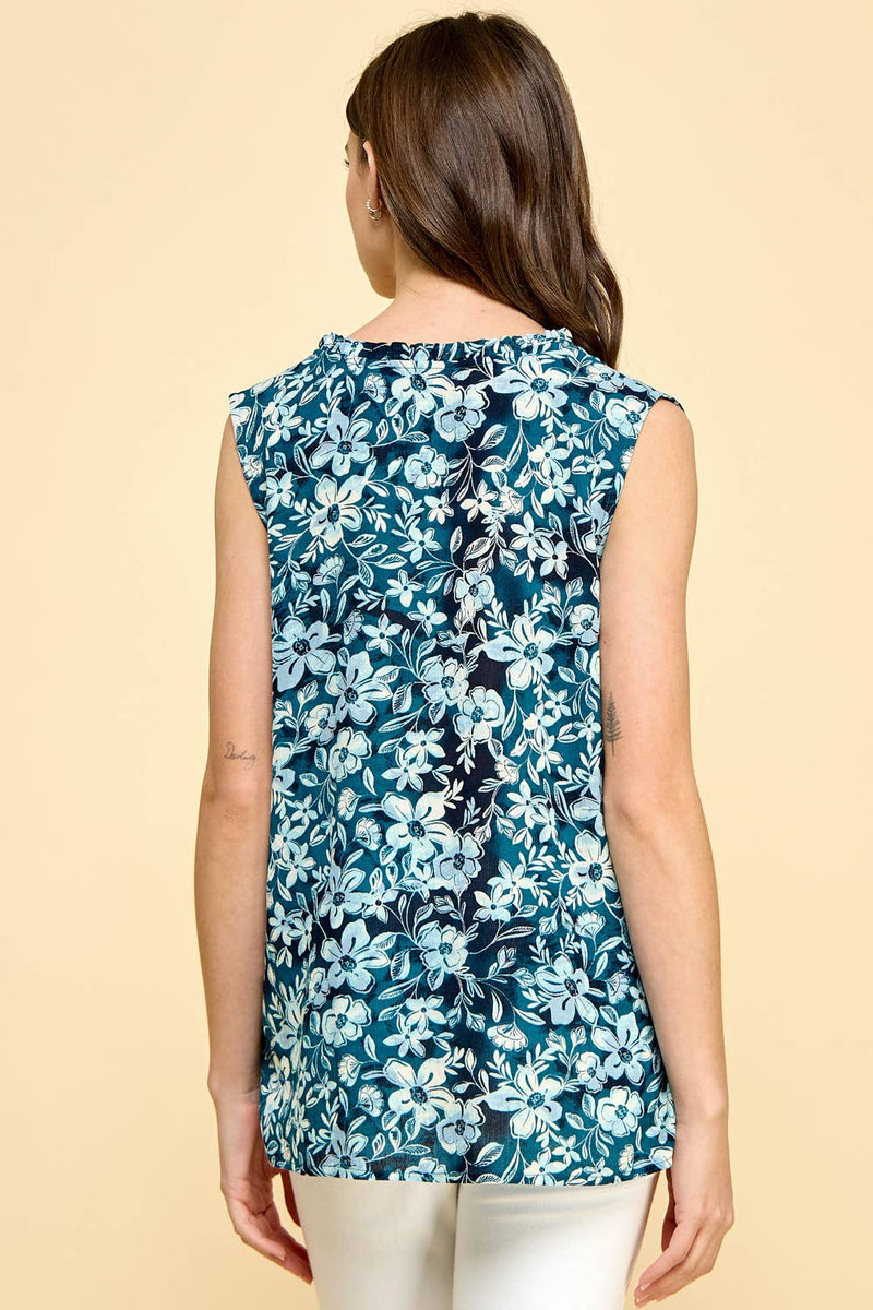 Sleeveless Long Boho Tank