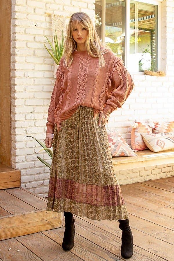 Animal Print Skirt