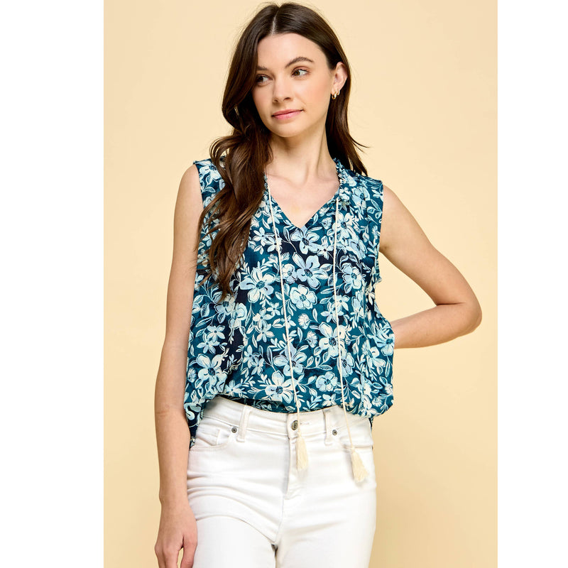 Sleeveless Long Boho Tank