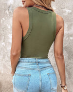 Fall Crewneck Bra-Top Tank