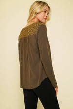 Mixed Media Blouse