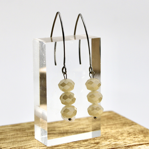 CRYSTAL TRIO | Drop Earrings