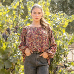 Floral Printed Long Sleeve Top