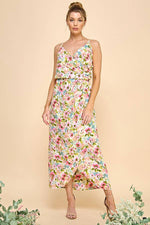 Coral Floral Sundress