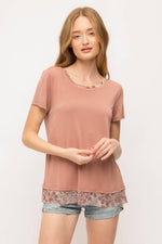 Chiffon Detail Top
