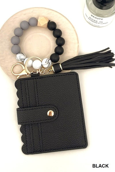 Bracelet Key Chain Card Holders in 3 Colors