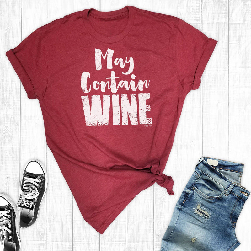 May Contain Wine Tee