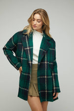 Plus Sized Wool Blend Open Front Cardi/Jacket