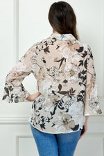 Plus Gorgeous Floral Blouse