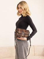 Plaid Contrast Crossbody Bag