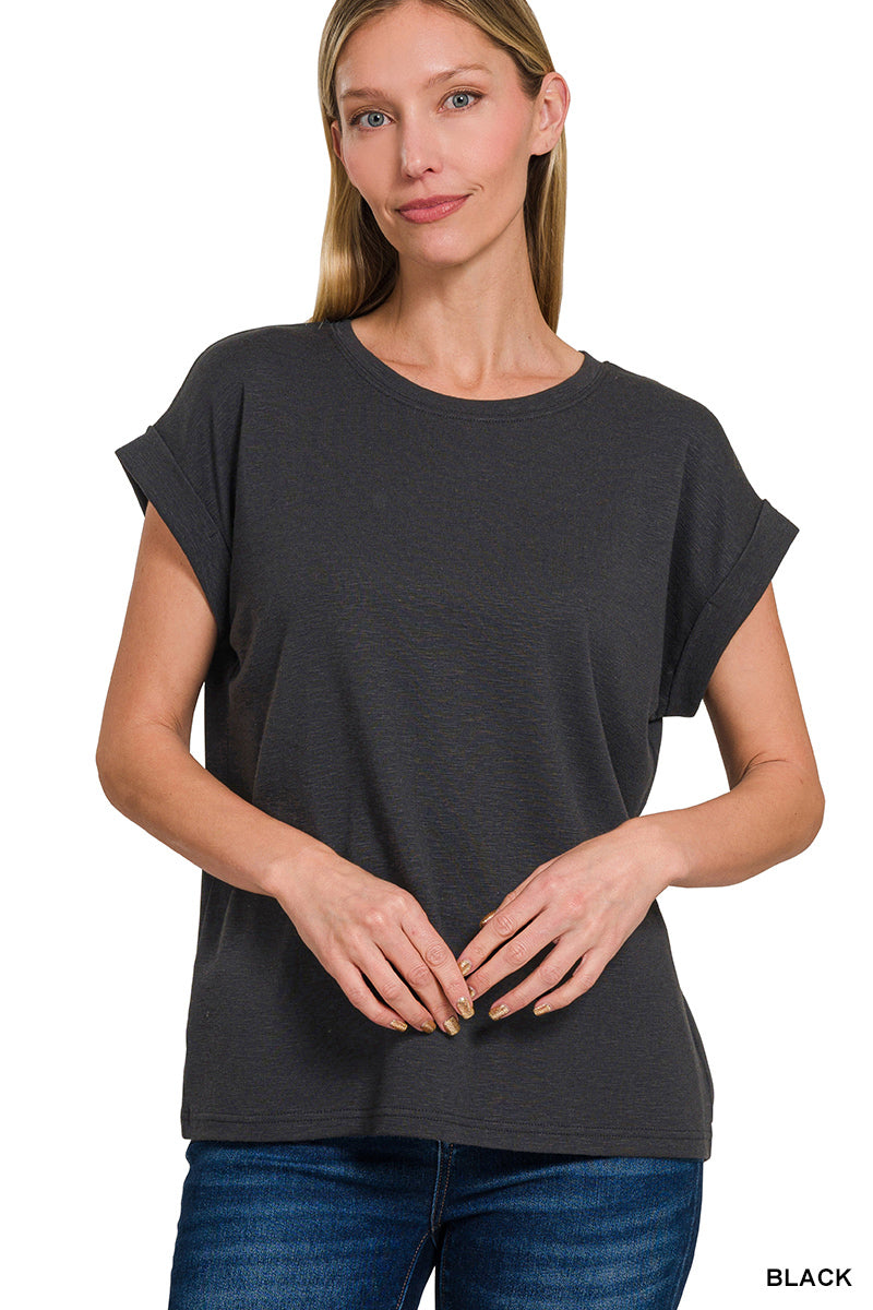 Cap-sleeved Top