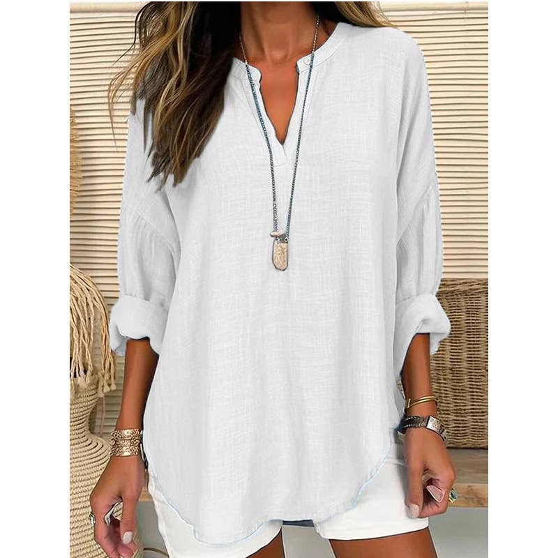 Linen Summer Breeze Blouse