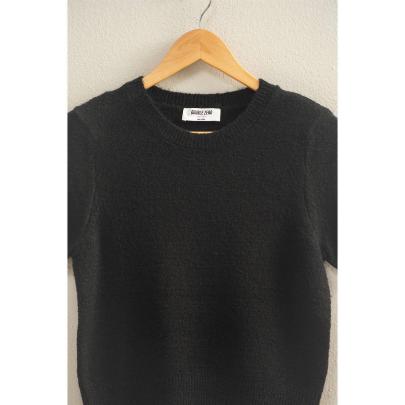 Black Classic Crew Sweater
