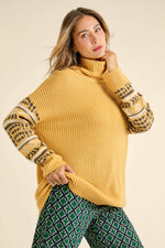 Amber Chunky Knit Turtleneck Sweater