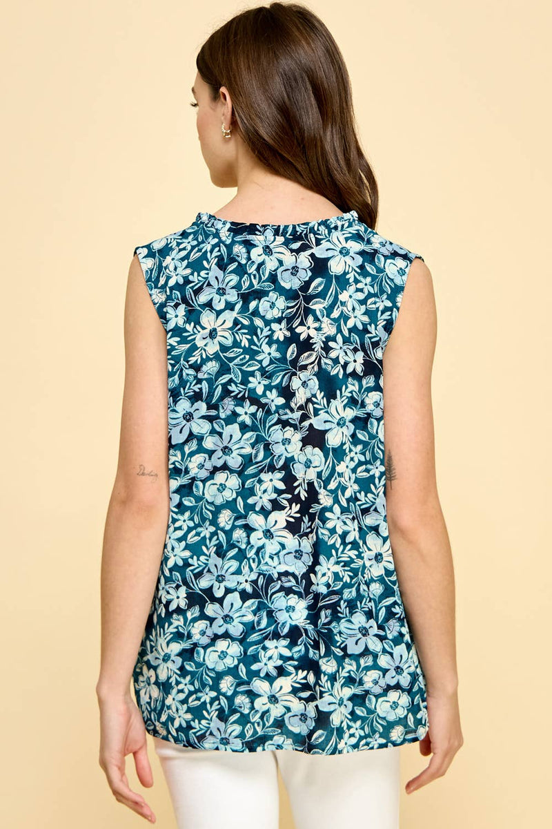 Sleeveless Long Boho Tank