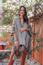 Western Thick Knit Ruana