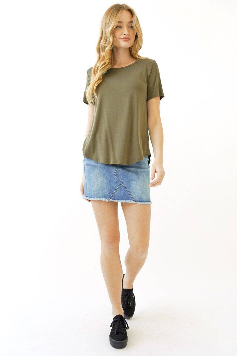 Olive Modal Tee