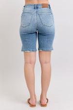 Judy Blue High Waist Vintage Wash Bermuda Shorts